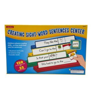 Lakeshore Creating Sight-Word Sentences Center Educational Learning Reading Game